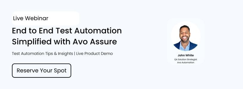 End to End Test Automation with Avo Assure