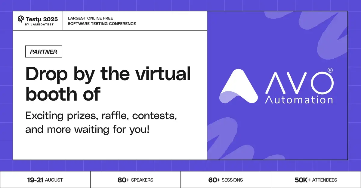 Meet Avo Automation at Testμ Conference 2025